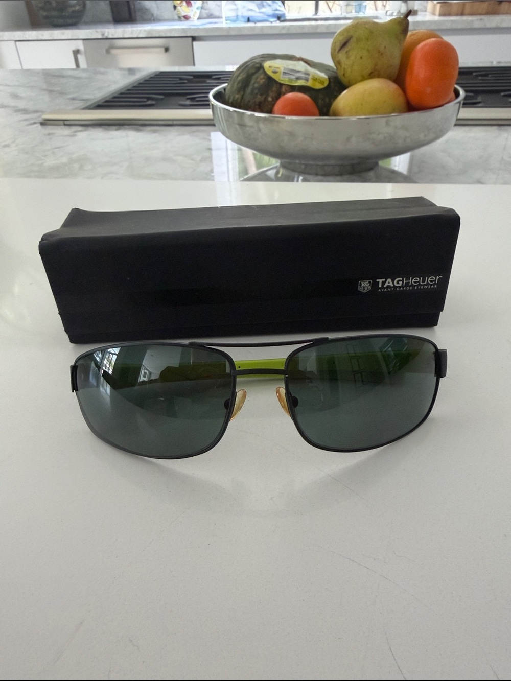 Tag Heuer LRS Sunglasses - Black/Green